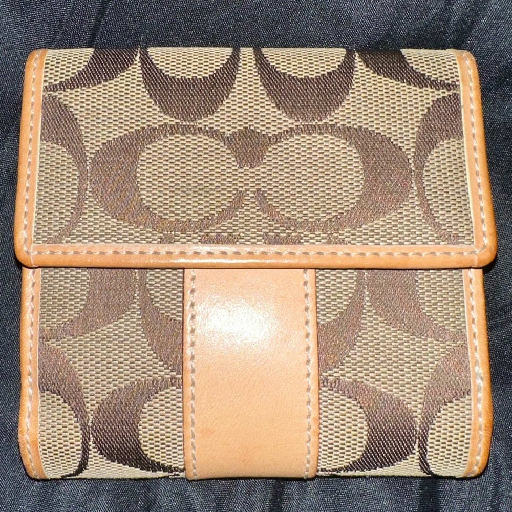Vintage Coach Monogram Wallet